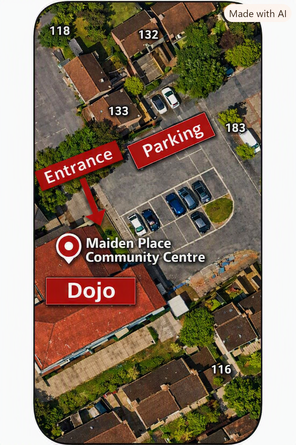 Dojo Location Map (Mobile)