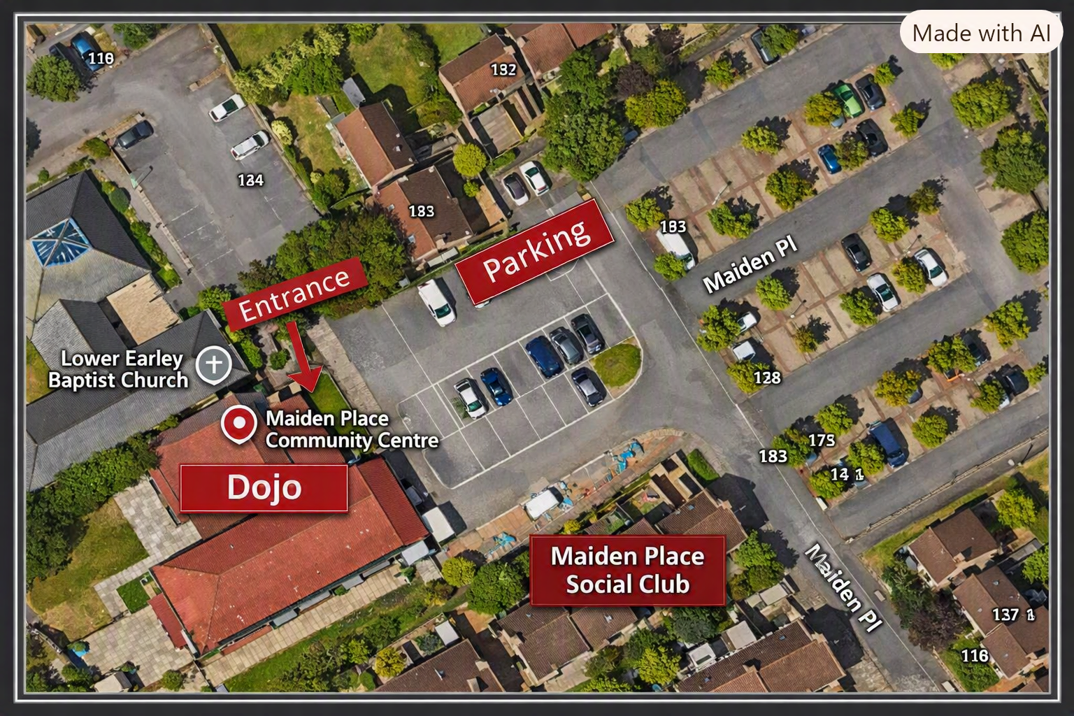 Dojo Location Map